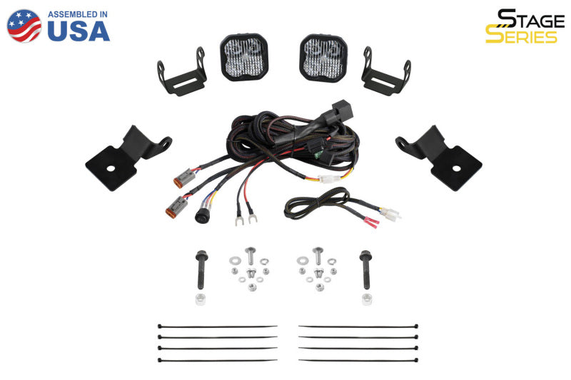 Diode Dynamics 14-18 Polaris RZR XP Stage Series A-Pillar Pod Bracket Kit - DD7845P