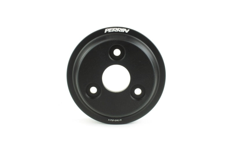 Perrin 15-22 Subaru WRX / 14-18 FXT / 18-21 Crosstrek Lightweight Water Pump Pulley - Black - PSP-ENG-112BK