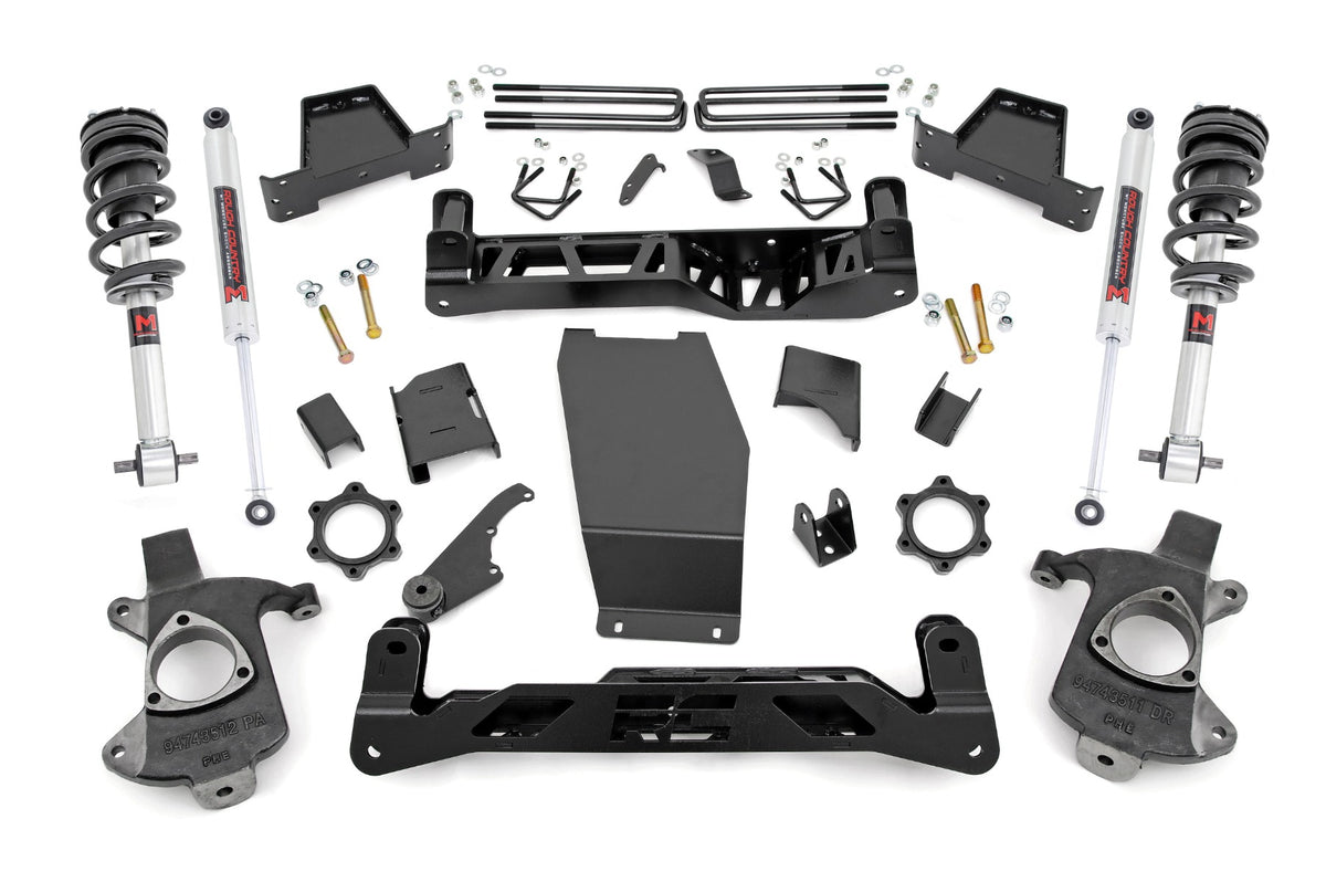 6 Inch Lift Kit | Cast Steel | M1 Struts/M1 | Chevy/GMC 1500 (14-18 &amp; Classic)