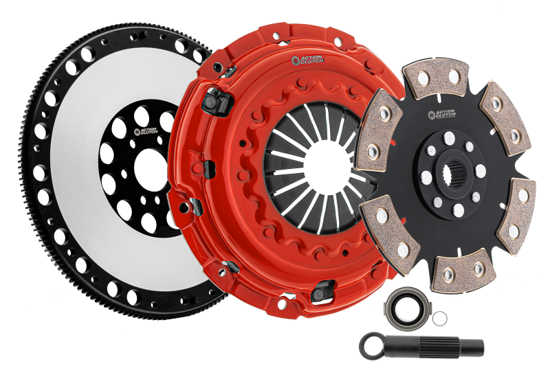 Action Clutch 92-95 BMW 325i 2.5L (M50) Stage 6 Clutch Kit (2MD) w/Lightened Flywheel - ACR-3335