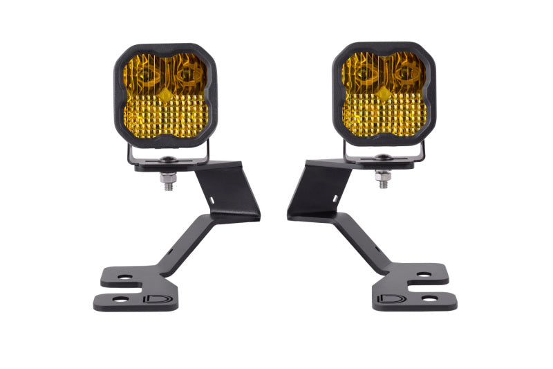 Diode Dynamics 2021 Ford Bronco Sport SS3 LED Ditch Light Kit - Sport Yellow Combo - DD7139