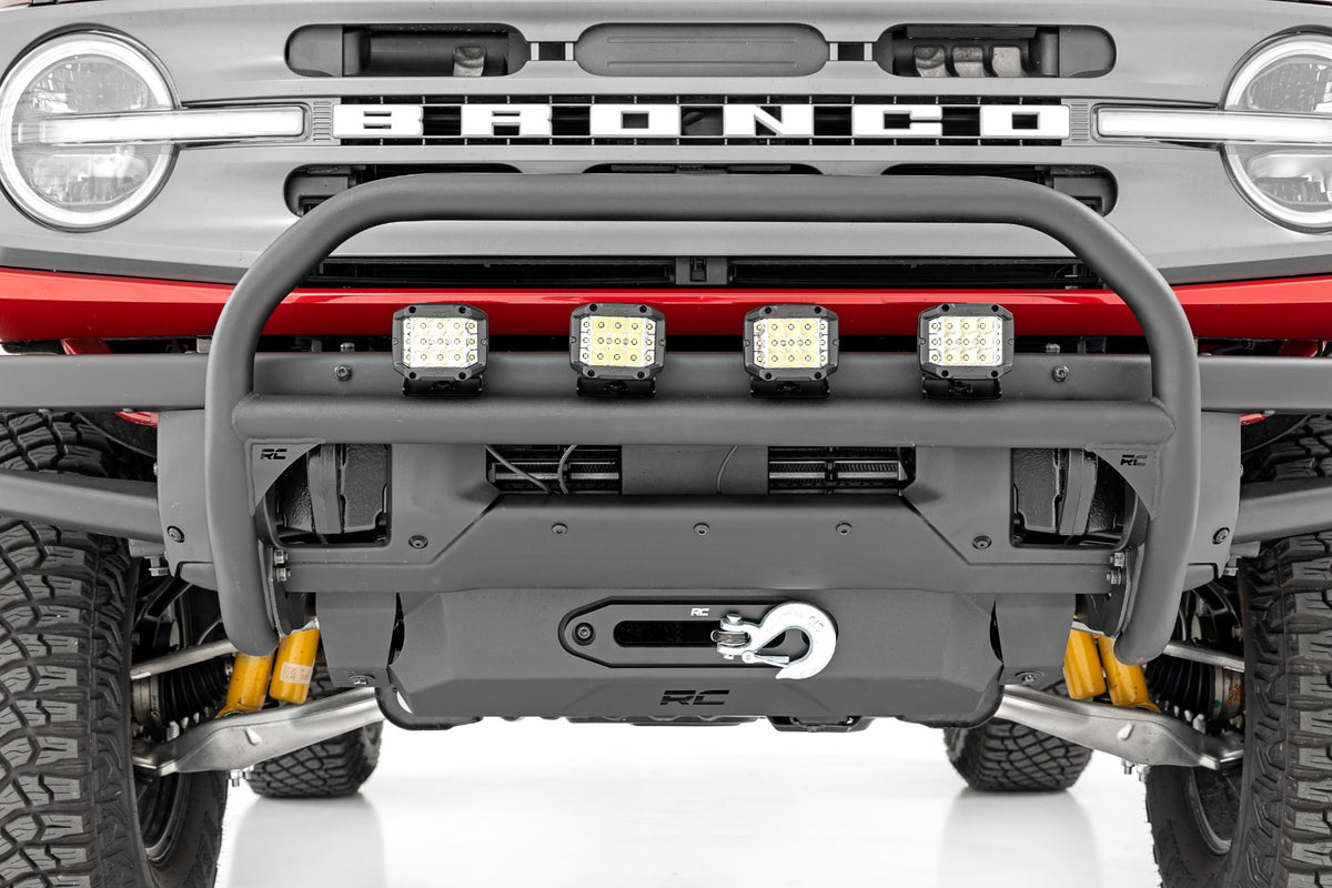 Nudge Bar | 20 Inch Chrome Single Row LED | OE Modular Steel | Ford Bronco (21-24)