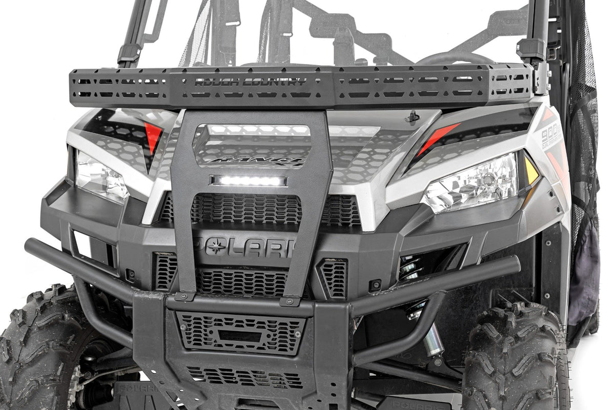 Front Cargo Rack | 6&quot; Black Slimline | Polaris Ranger XP 900/Ranger XP 1000