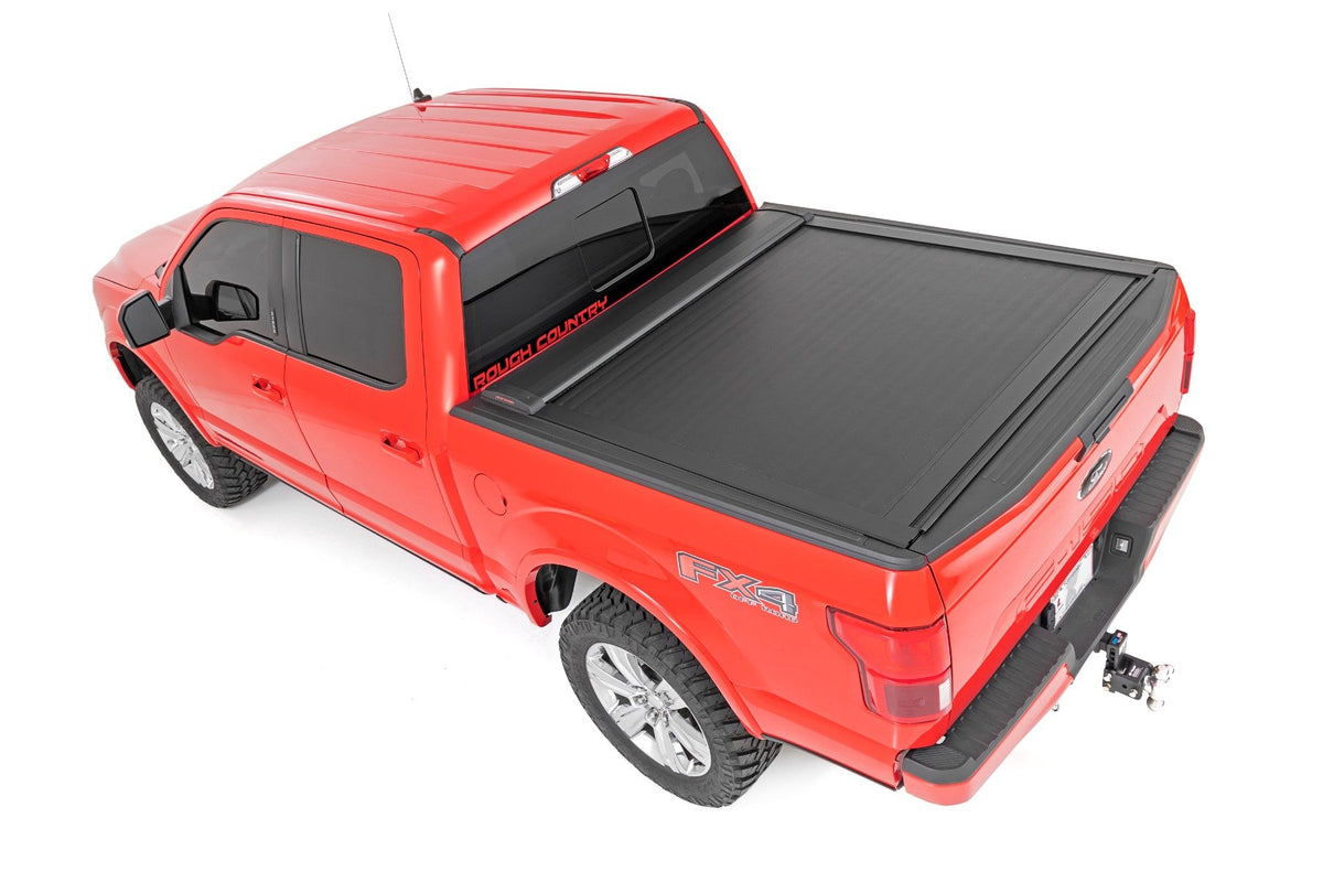 Retractable Bed Cover | 5&#39;7&quot; Bed | Ford F-150 (15-20)/Raptor (17-20) 