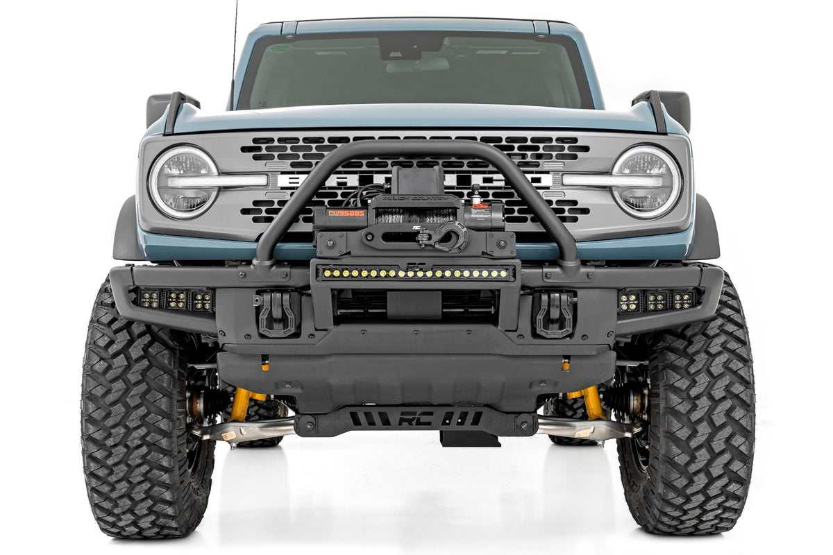 LED Light Kit | Fog Mount | Triple 2&quot; Black Pair | White DRL | Ford Bronco (21-24)