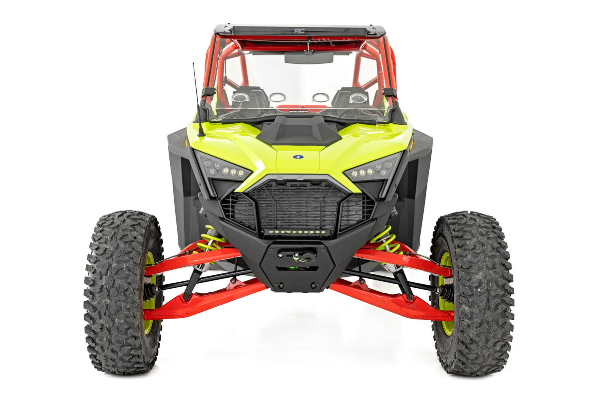 Vented Full Windshield | Scratch Resistant | Polaris RZR Turbo R