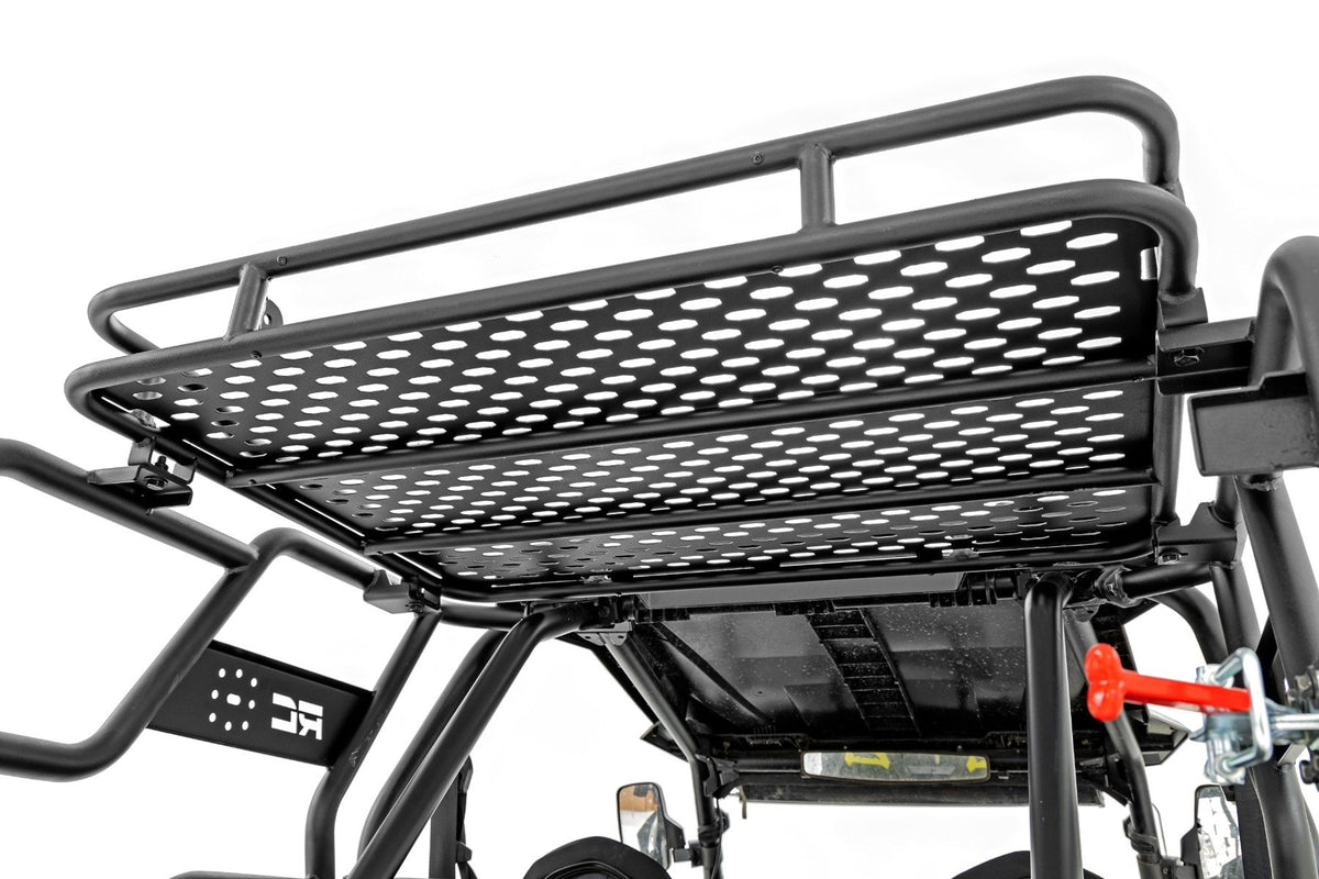 Tubular Rear Cargo Rack | Spare Tire Mount | Polaris RZR XP 1000