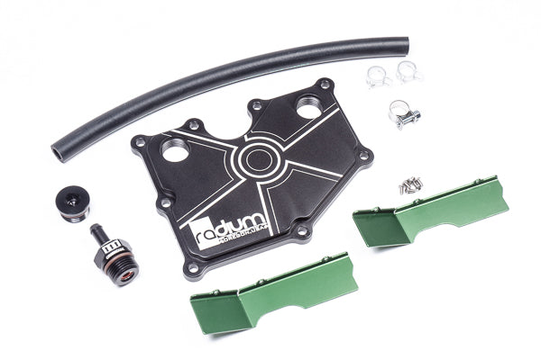 Radium Engineering 13-Up Focus ST / 16-18 RS / 15-Up Mustang Eco PCV Baffle Plate OEM Configuration