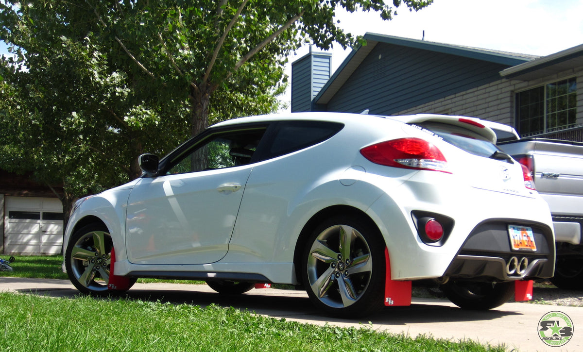 RokBlokz - Hyundai Veloster 2012-2018 Rally Mud Flaps