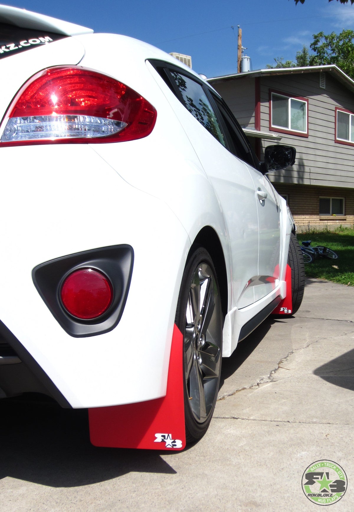 RokBlokz - Hyundai Veloster 2012-2018 Rally Mud Flaps