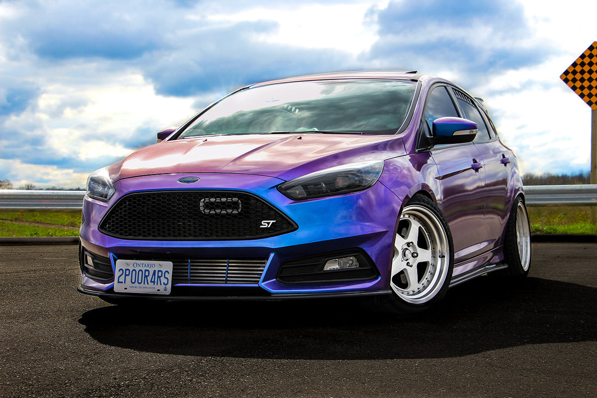 2013-2018 Ford Focus ST Ram Air BIG MOUTH (w/flare) - Intake Snorkel | Velossa Tech Design