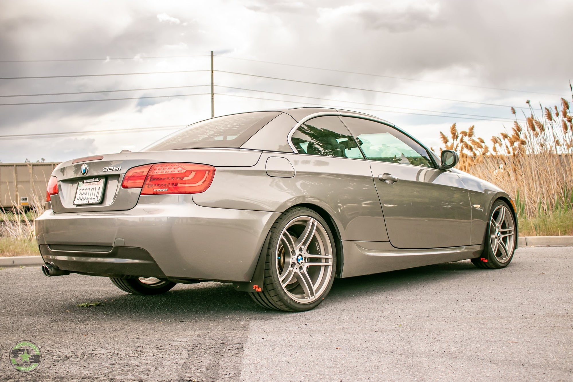 2013 BMW E93 328i Ft. Rokblokz Rally Mud Flaps