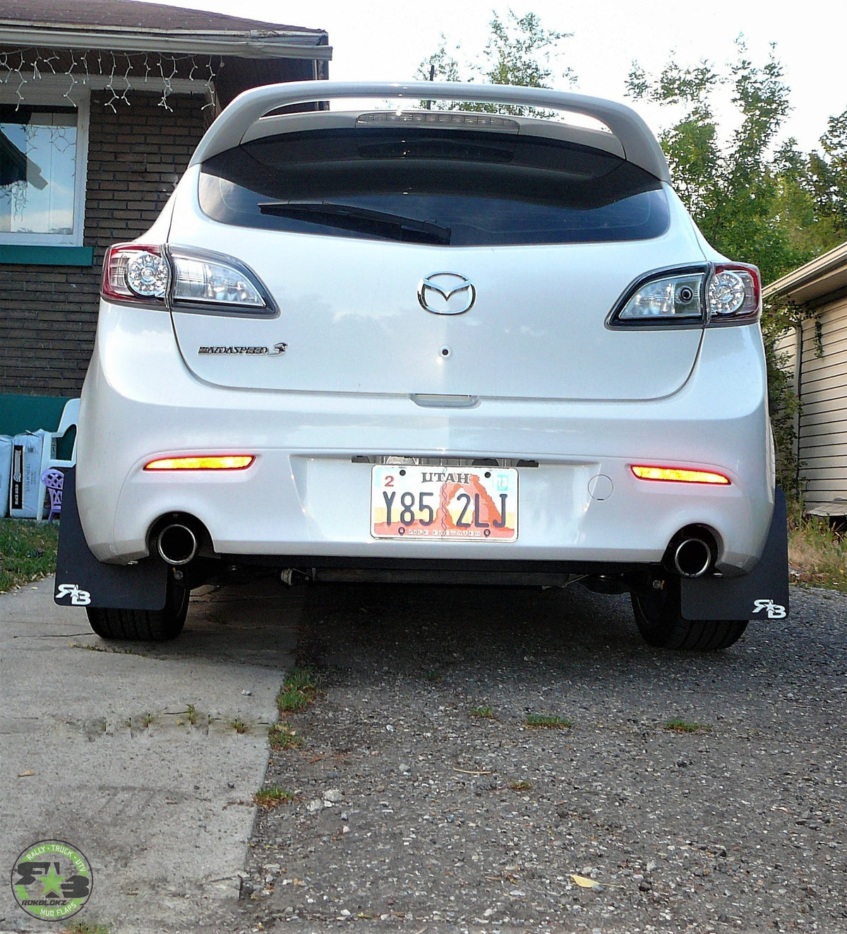 RokBlokz - MAZDASPEED3 &amp; MAZDA3 (BL) 2010-2013 Rally Mud Flaps