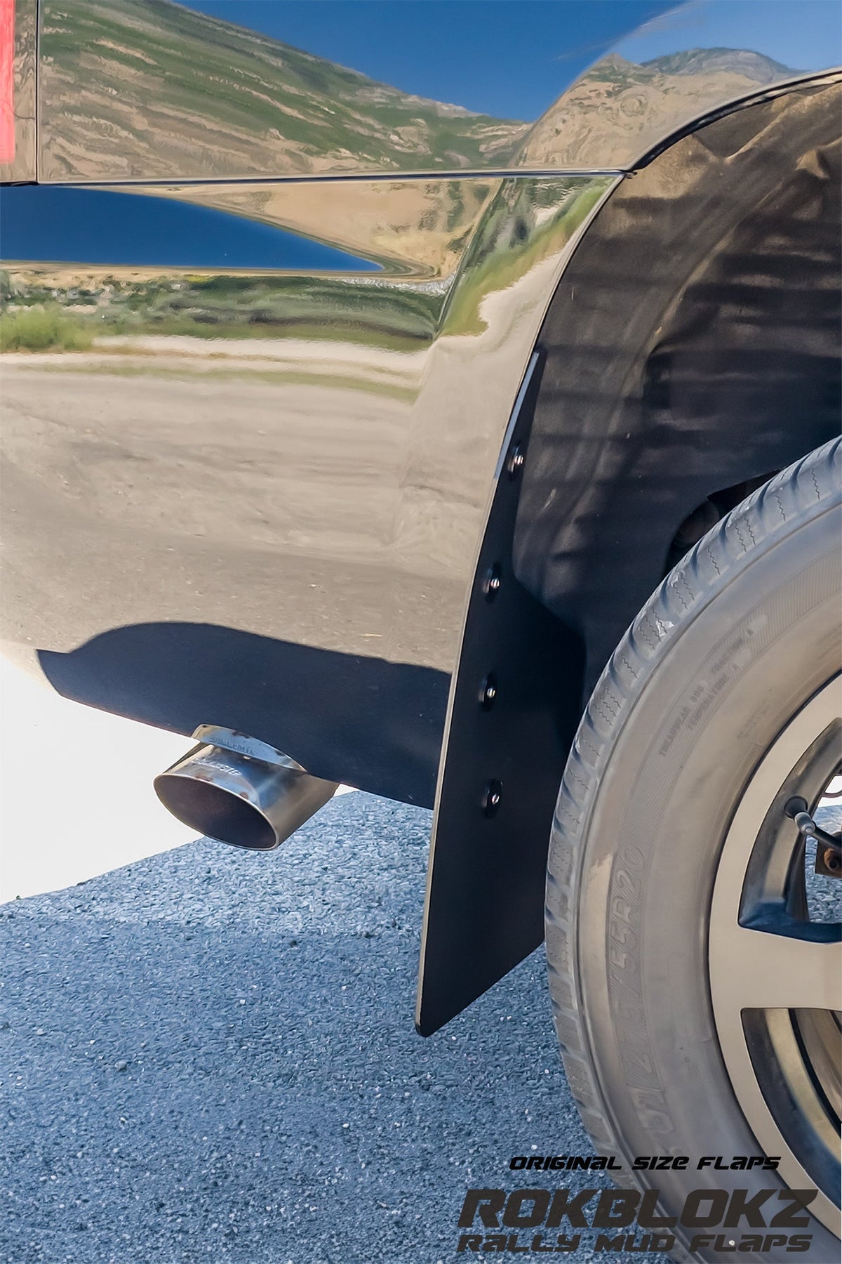 2015 Chevy Tahoe Ft. Rokblokz Mud Flaps  - rear mounting