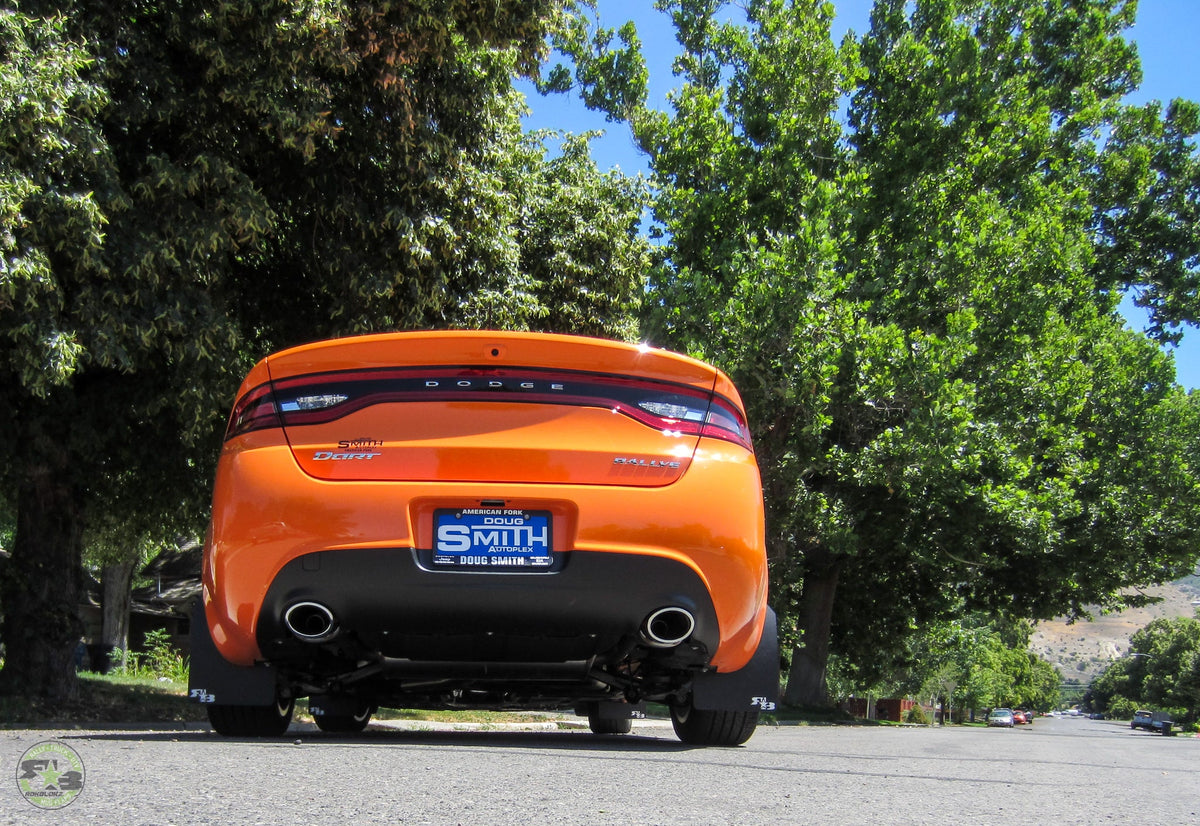 2016 Dodge Dart FT. Rokblokz Rally Mud Flaps in Original