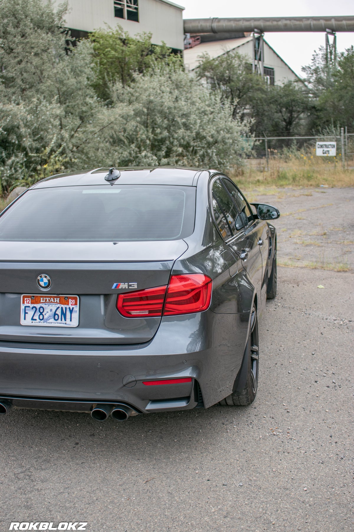 14-18 F80 BMW M3 featuring Splash Guards in black by Rokblokz