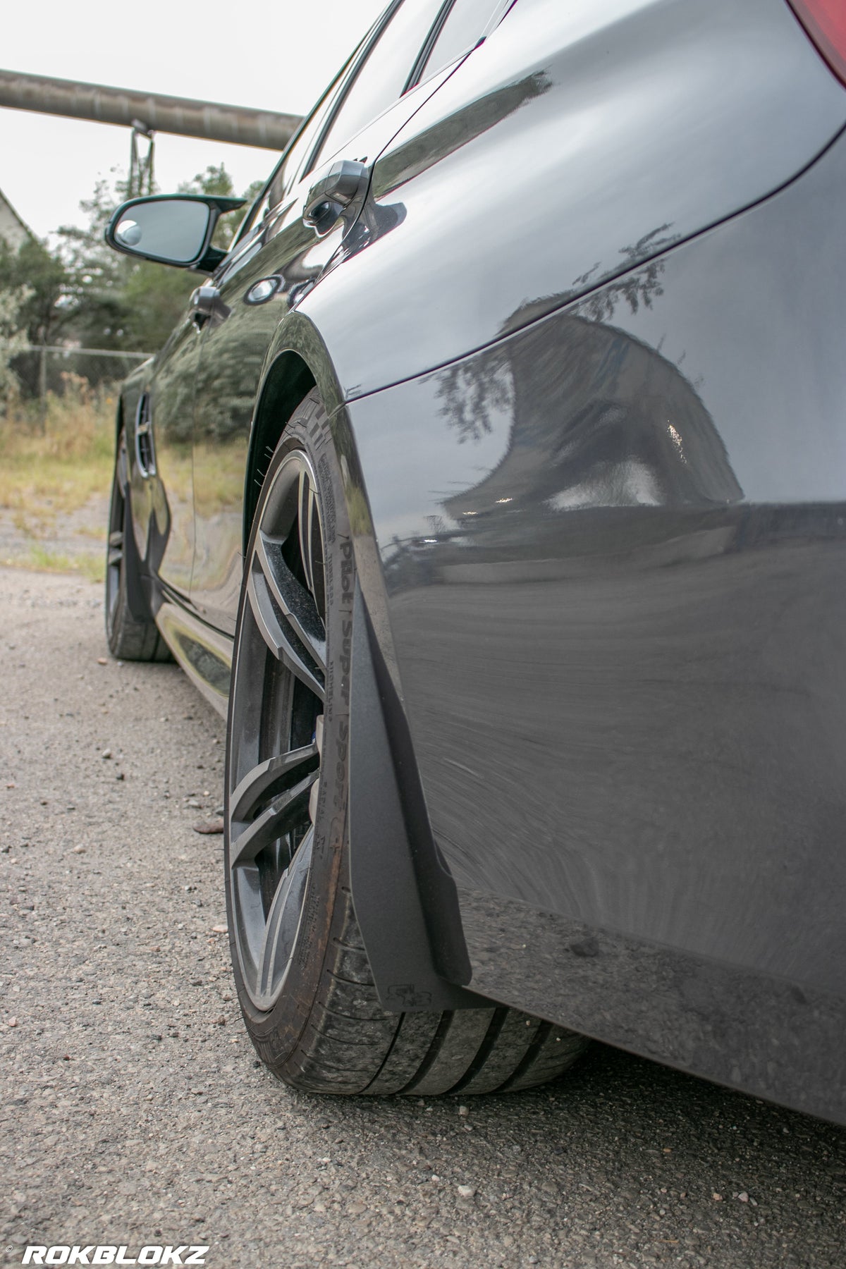 14-18 F80 BMW M3 featuring Splash Guards in black by Rokblokz