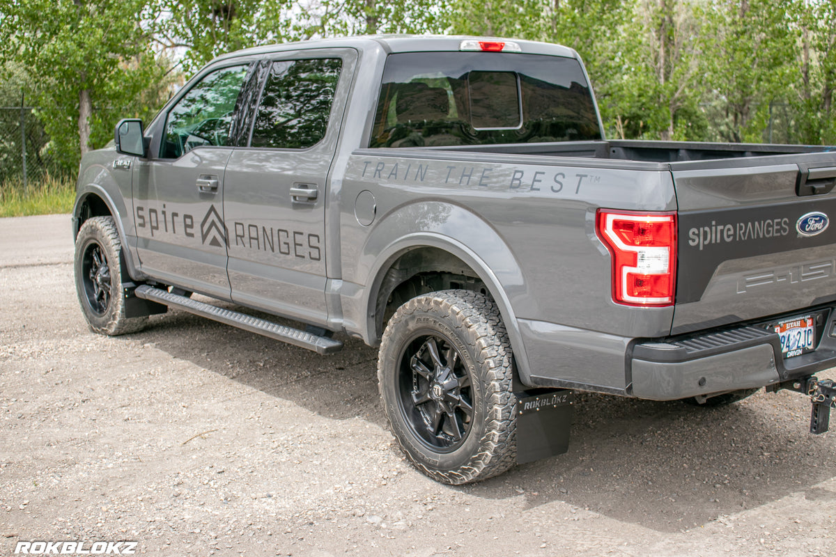 RokBlokz - Ford F-150 2015-2020 Step Back Mud Flaps