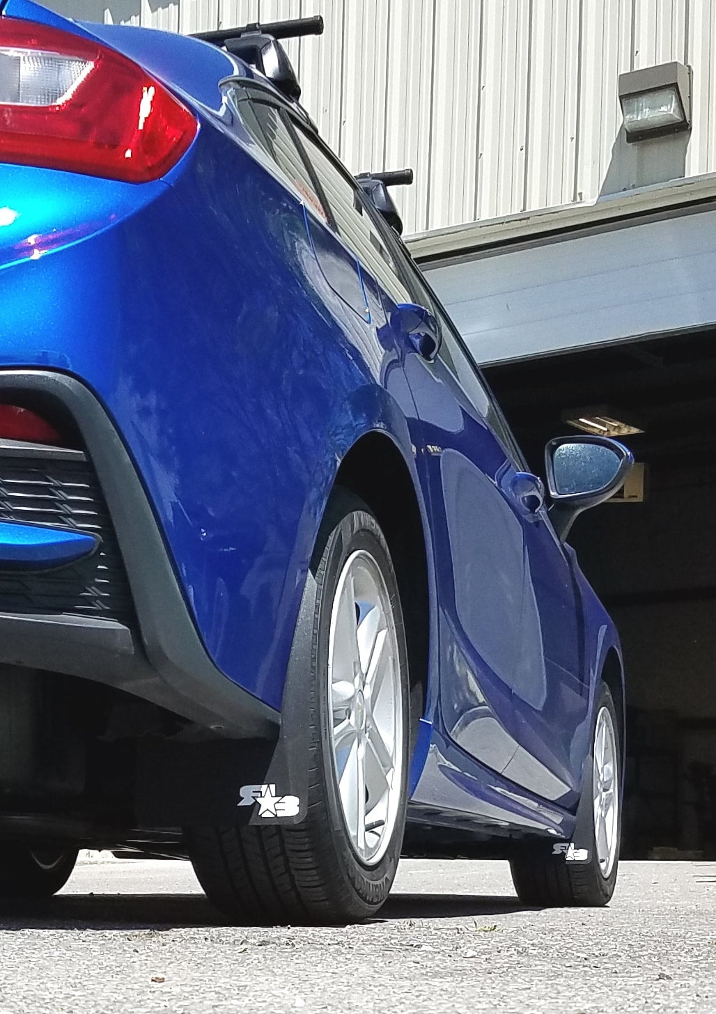 17-19 Chevrolet Cruze FT Rokblokz Rally Mud Flaps in Original