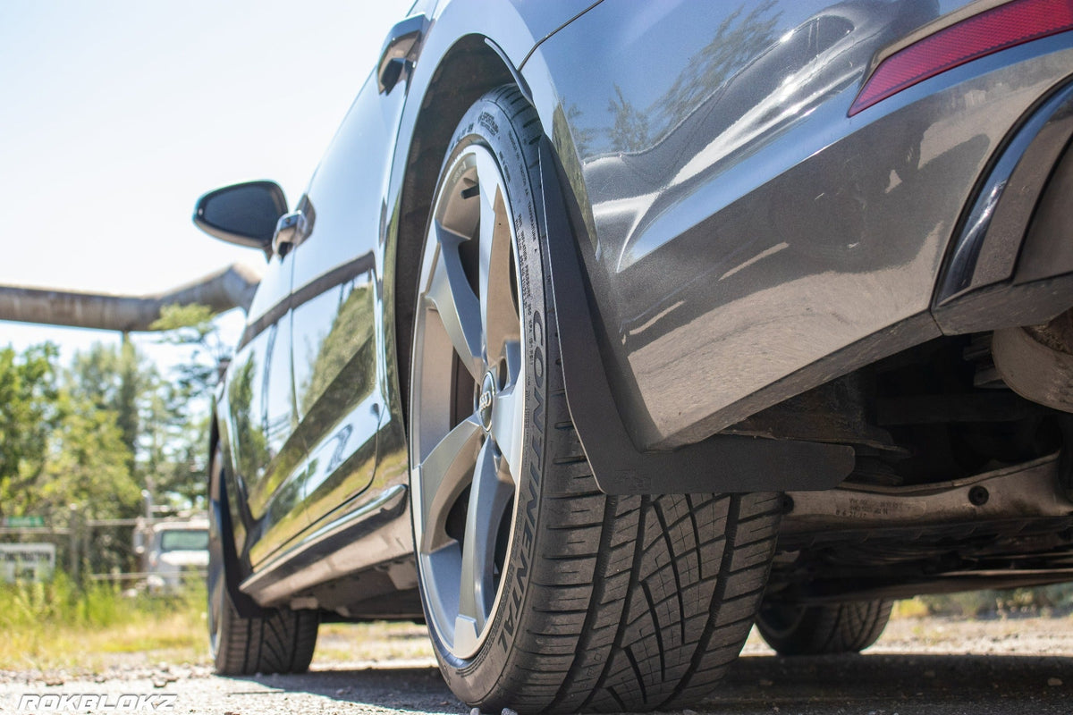 2017 Audi S4 featuring Rokblokz Splash Guards in Black