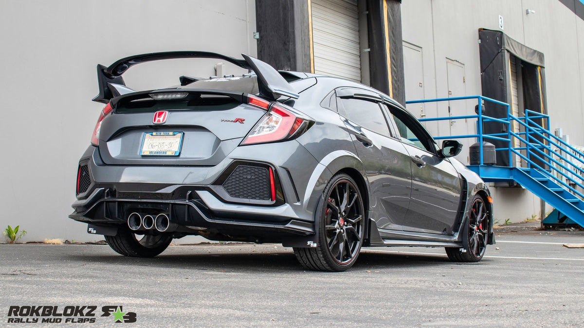 RokBlokz - Honda Civic Type R 2017-2021 Rally Mud Flaps