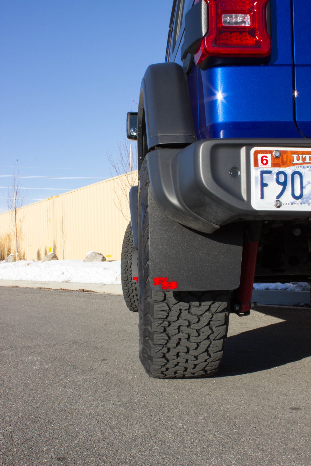 Stock Jeep Rubicon JL Regular size flaps by Rokblokz