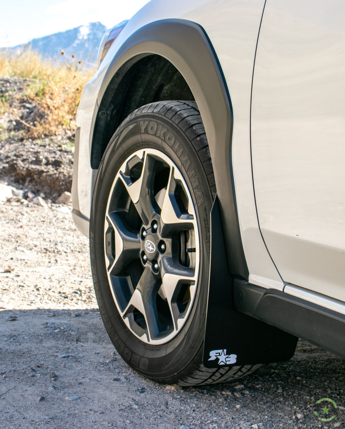 2018 Subaru Crosstrek FT. Rokblokz Mud flaps in Original