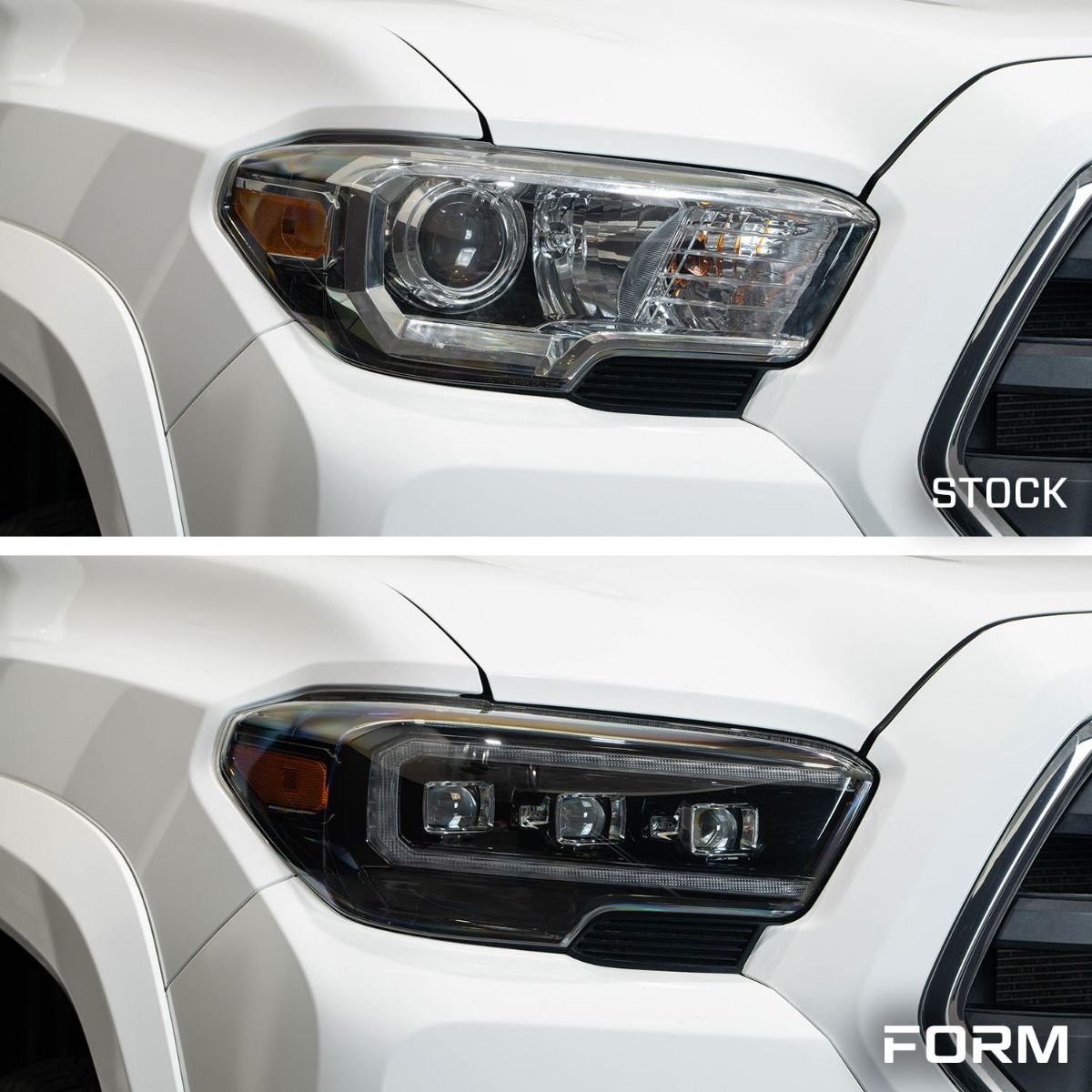 Form Lighting 2016-2023 Toyota Tacoma Sequential LED Projector Headlights - Pair