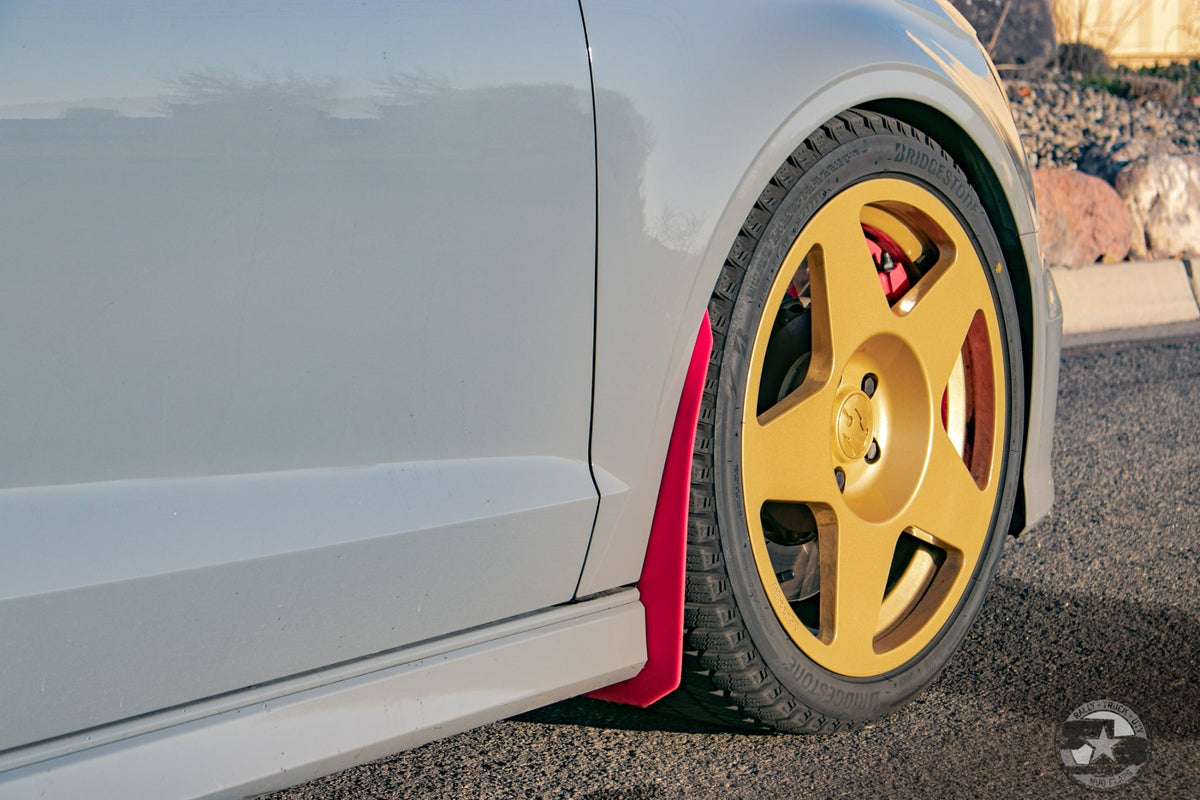 2019 Audi RS3 ft Rokblokz Splash Guards in Red