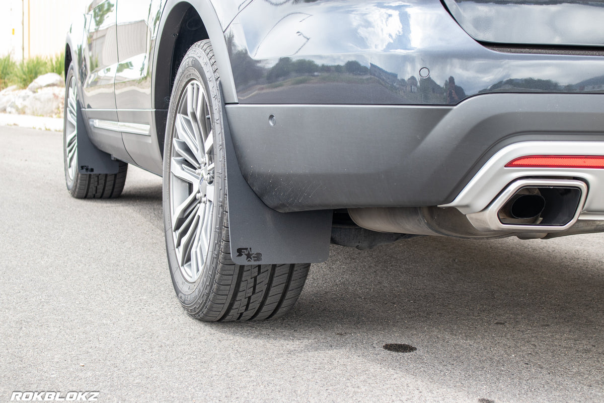 2019 Ford Explorer FT. Rokblokz Mud Flaps in Original Size