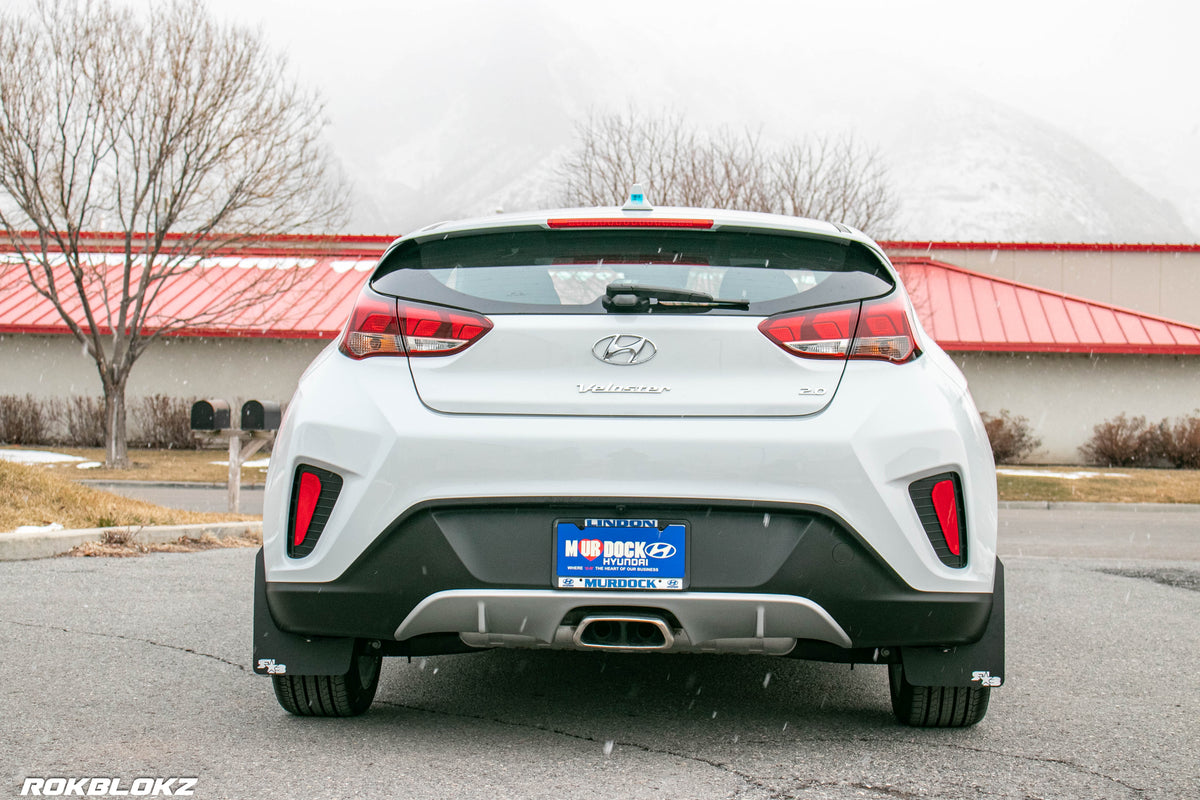 RokBlokz - Hyundai Veloster (2nd Gen) 2019-2022 Rally Mud Flaps