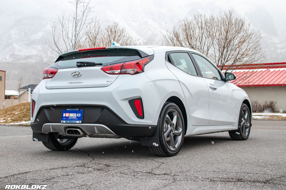 RokBlokz - Hyundai Veloster (2nd Gen) 2019-2022 Rally Mud Flaps