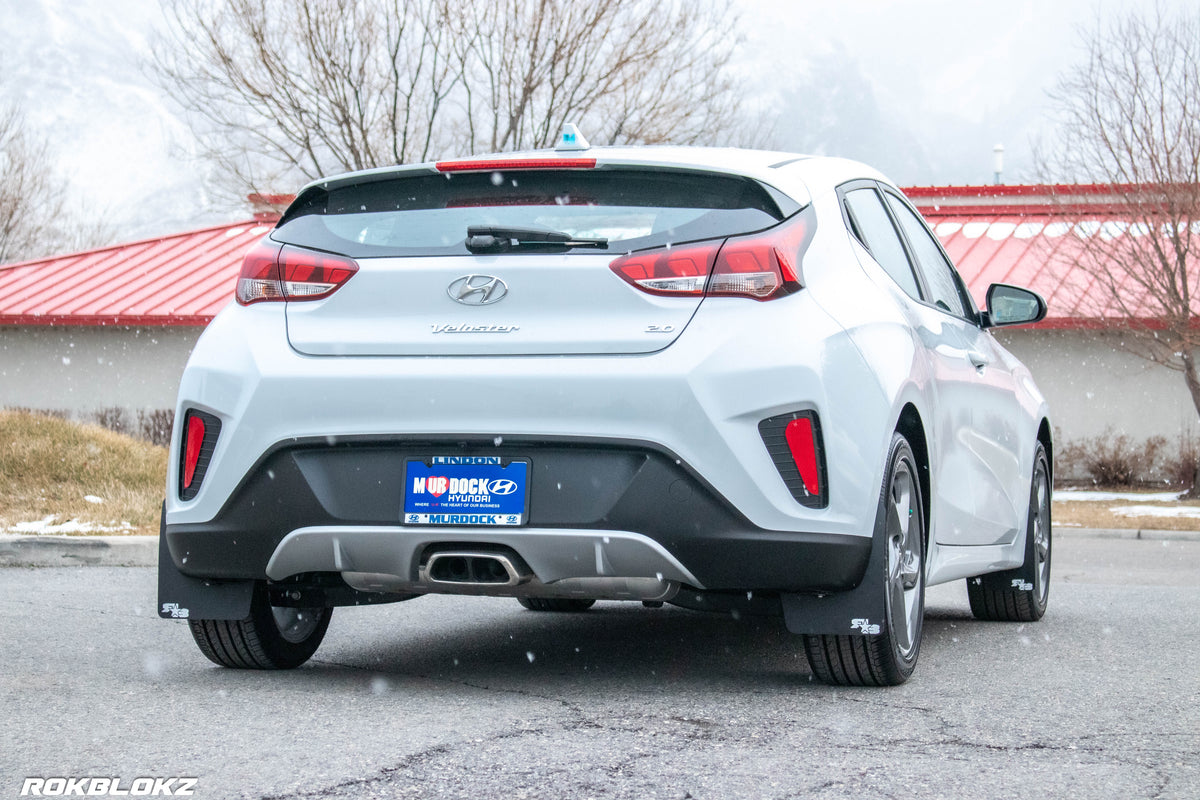 RokBlokz - Hyundai Veloster (2nd Gen) 2019-2022 Rally Mud Flaps