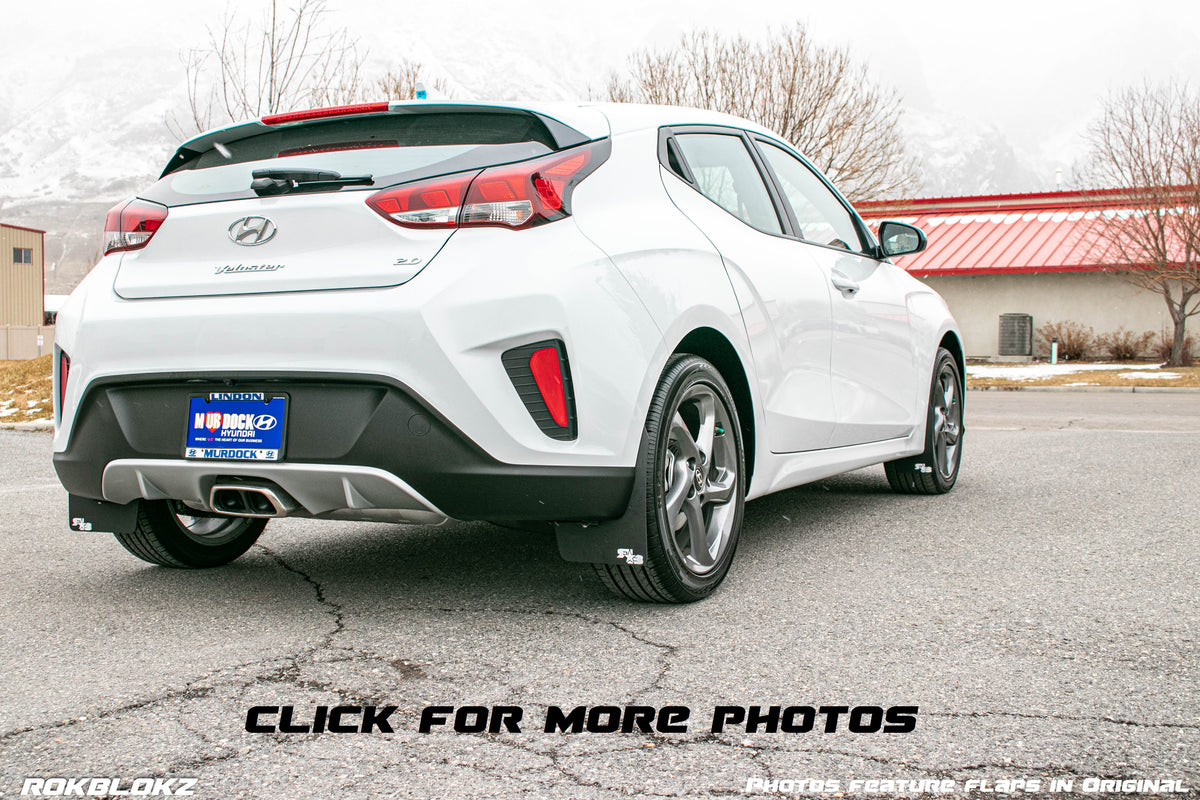 RokBlokz - Hyundai Veloster (2nd Gen) 2019-2022 Rally Mud Flaps