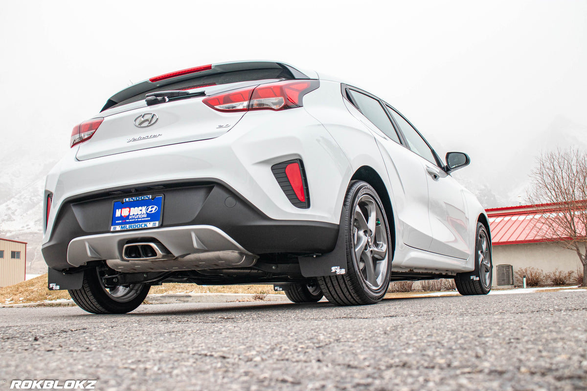 RokBlokz - Hyundai Veloster (2nd Gen) 2019-2022 Rally Mud Flaps