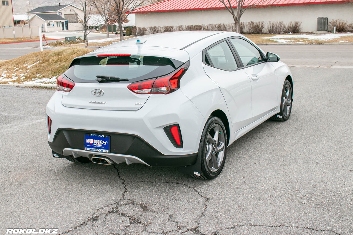 RokBlokz - Hyundai Veloster (2nd Gen) 2019-2022 Rally Mud Flaps