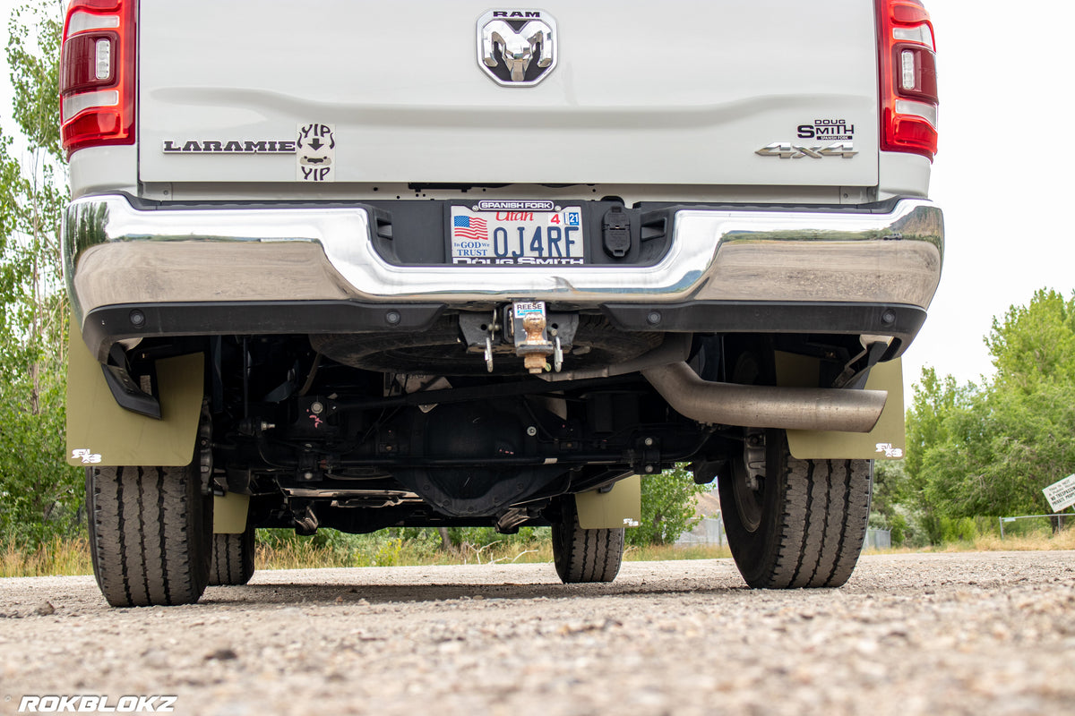 2019 Ram 2500 FT. Original Rokblokz Mud Flaps in Olive Drab