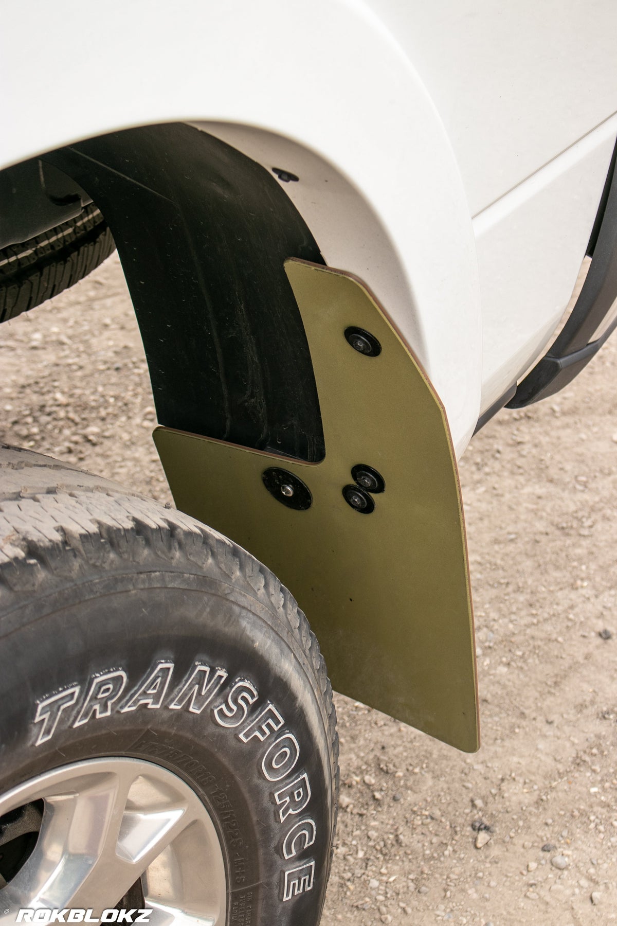 2019 Ram 2500 FT. Original Rokblokz Mud Flaps in Olive Drab