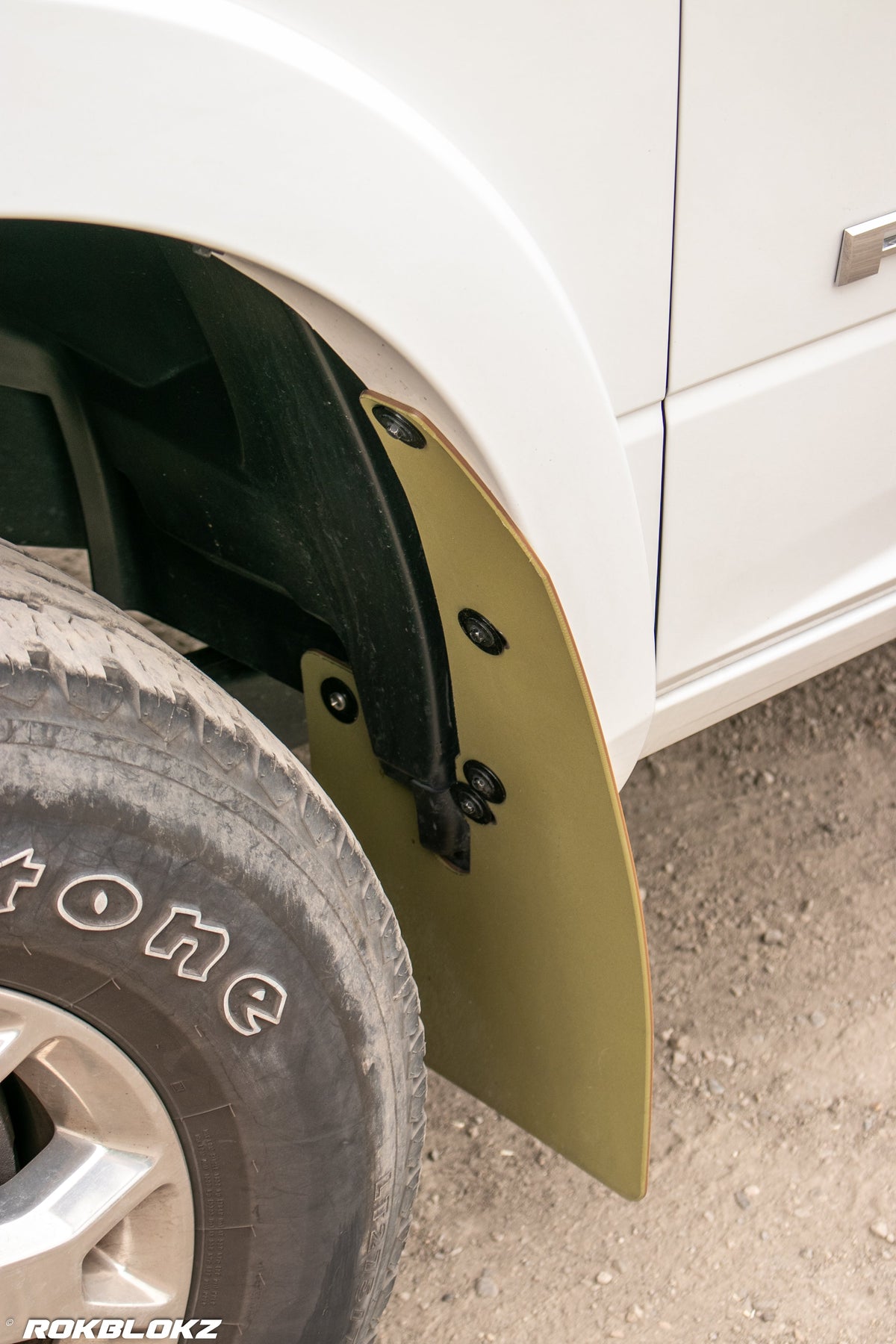 2019 Ram 2500 FT. Original Rokblokz Mud Flaps in Olive Drab