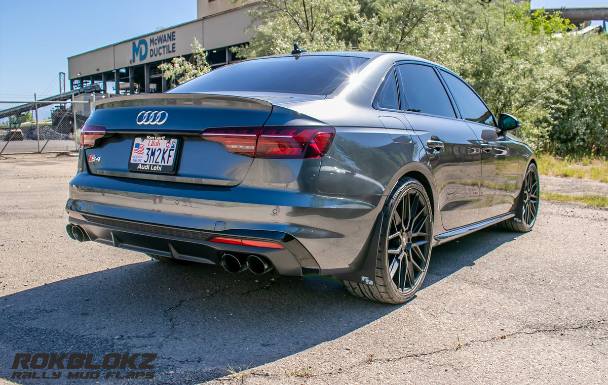 RokBlokz - Audi A4/S4 (B9-9.5) 2016+ Rally Mud Flaps