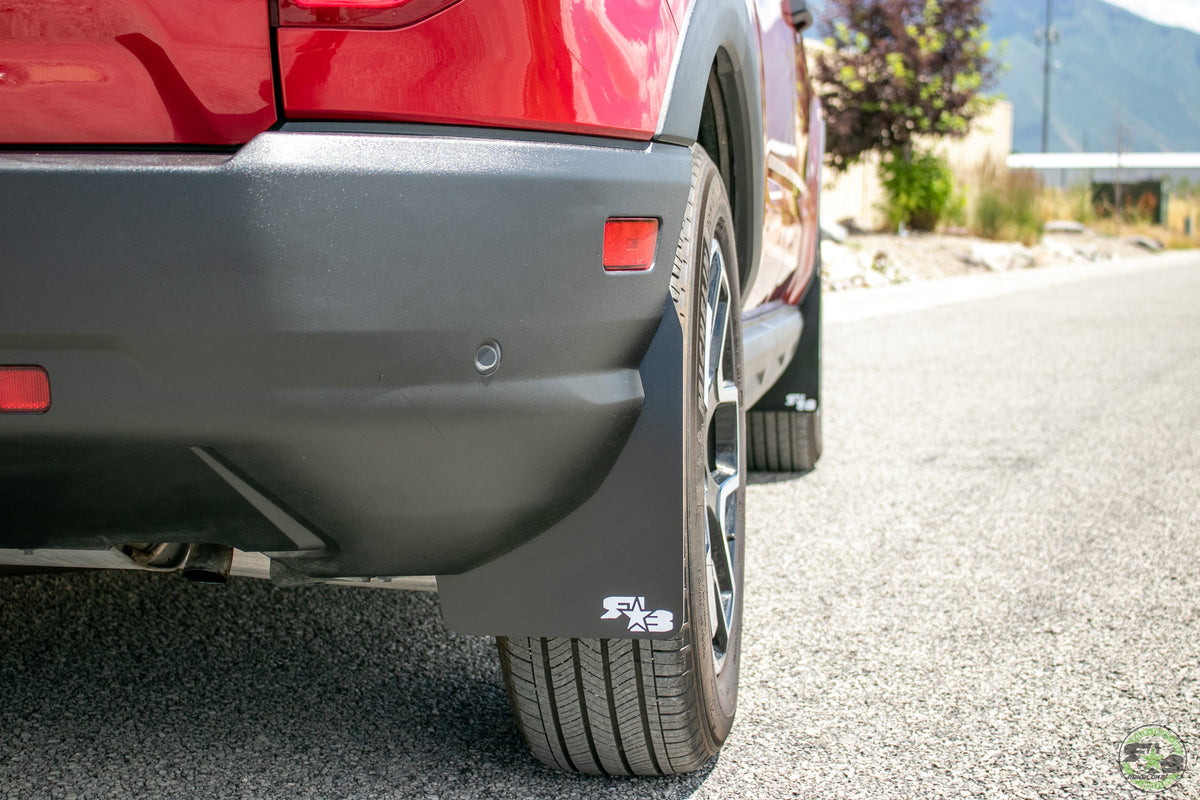 1st Gen Ford Bronco Sport featuring Rokblokz Mud Flaps in Original