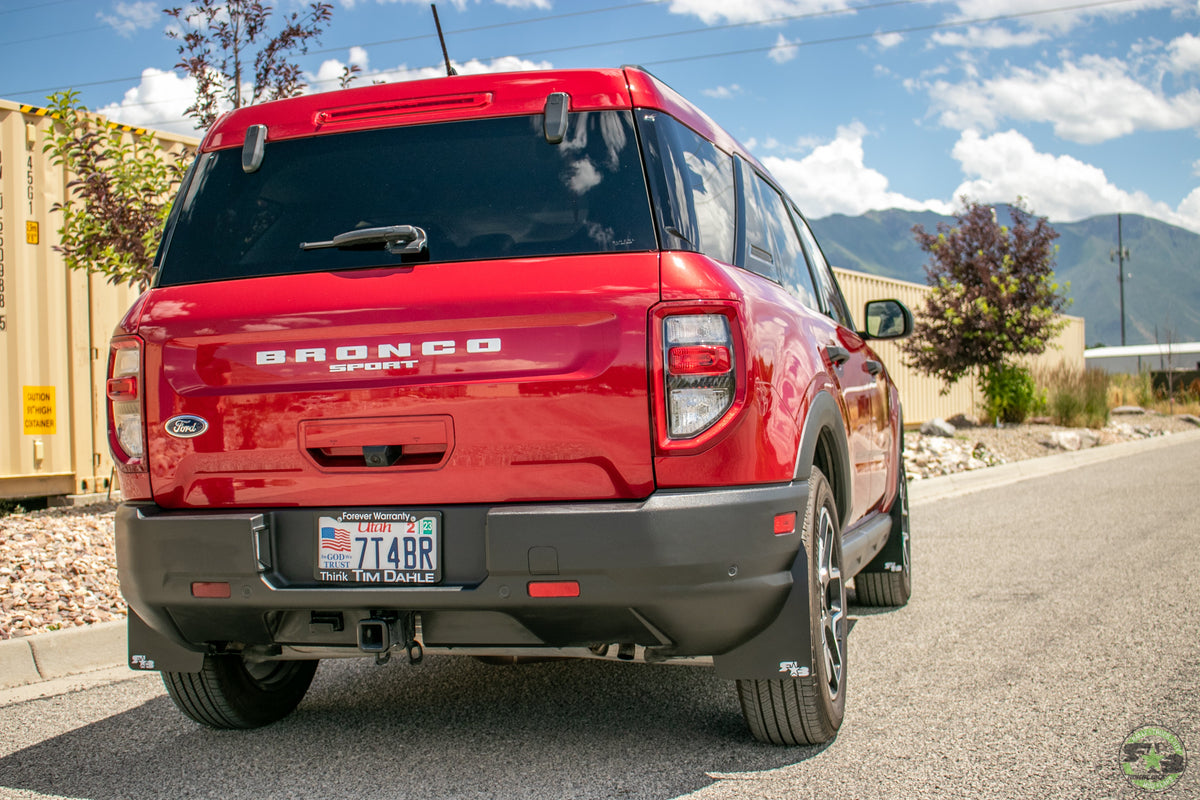 1st Gen Ford Bronco Sport featuring Rokblokz Mud Flaps in Original