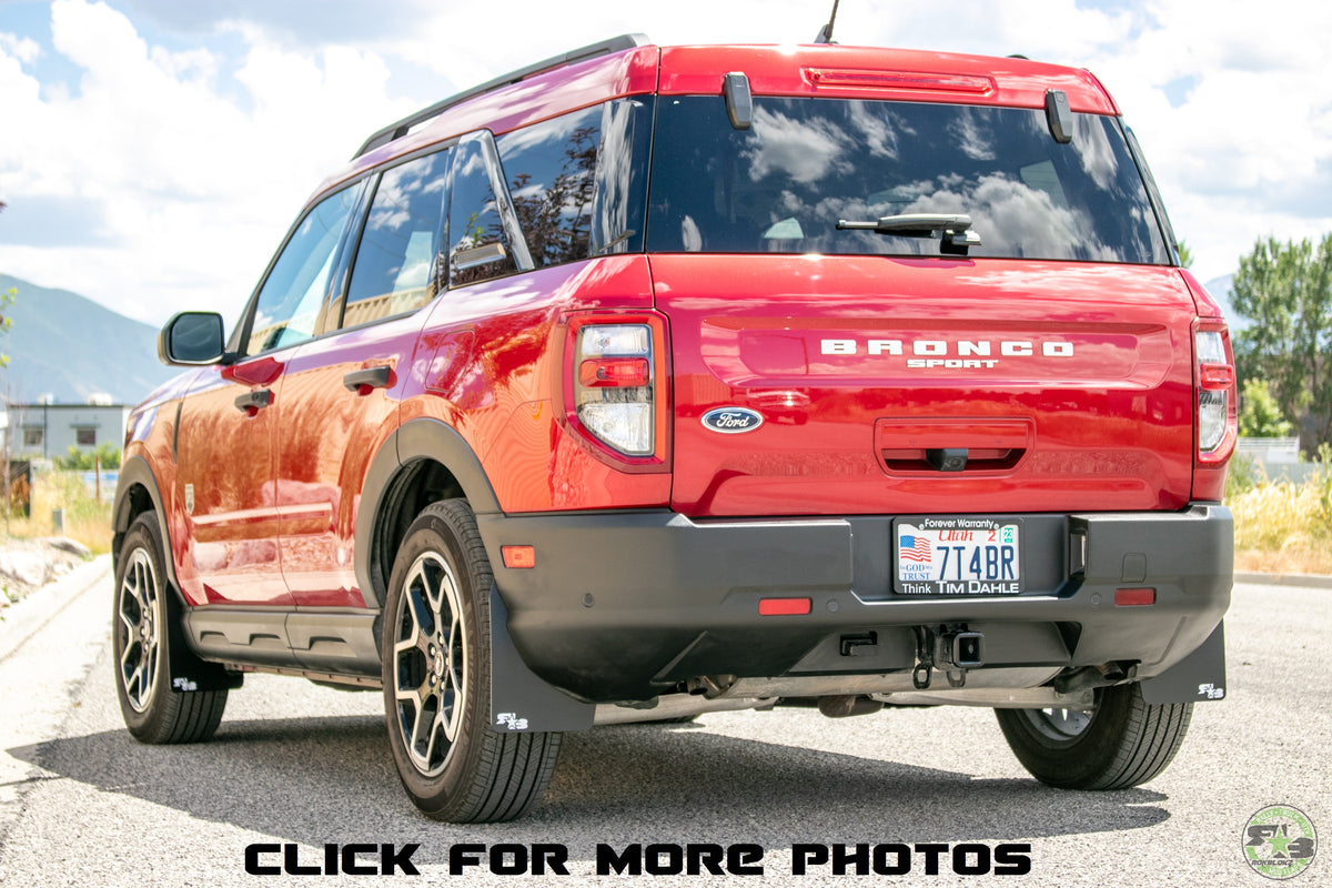 1st Gen Ford Bronco Sport featuring Rokblokz Mud Flaps in Original