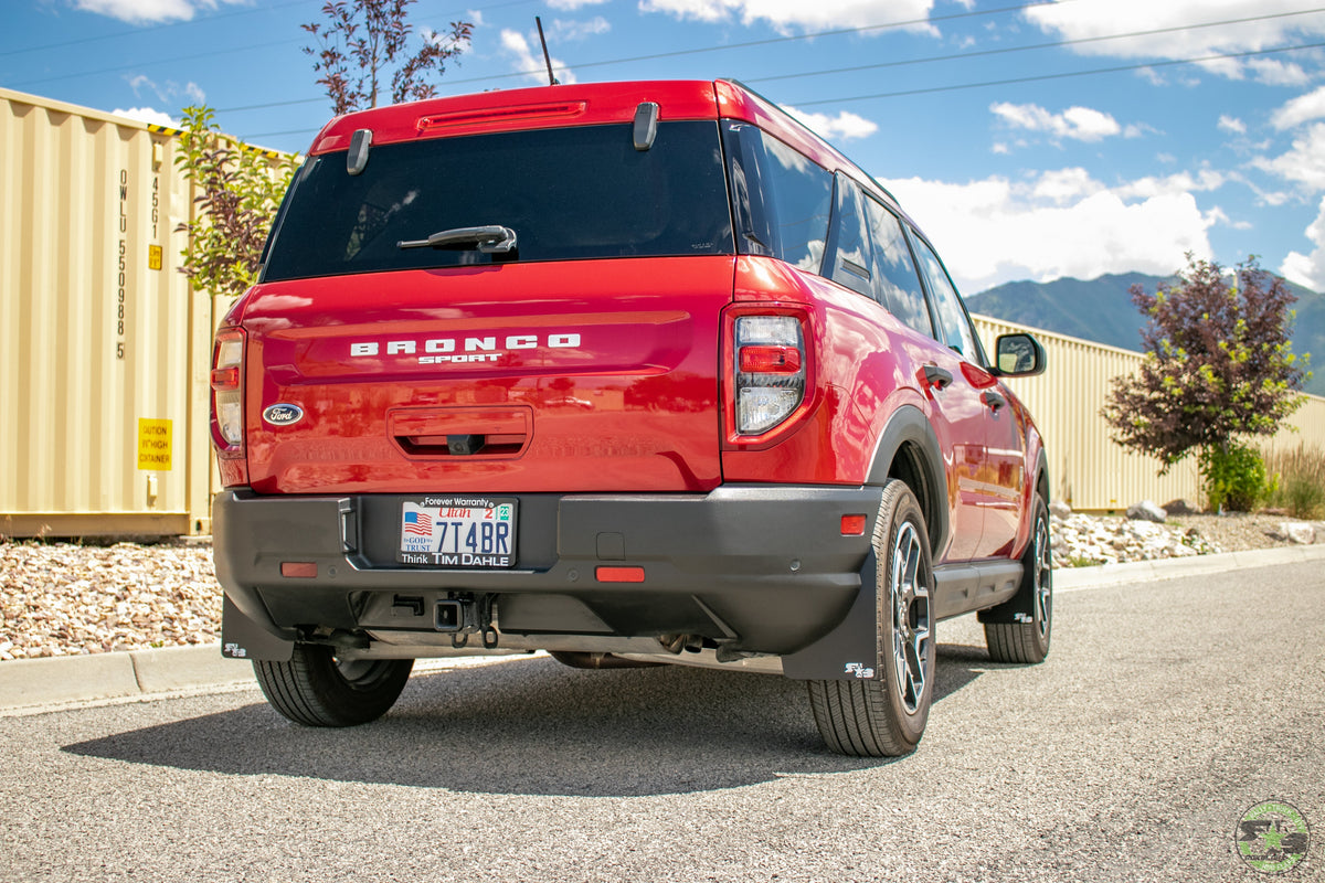 1st Gen Ford Bronco Sport featuring Rokblokz Mud Flaps in Original