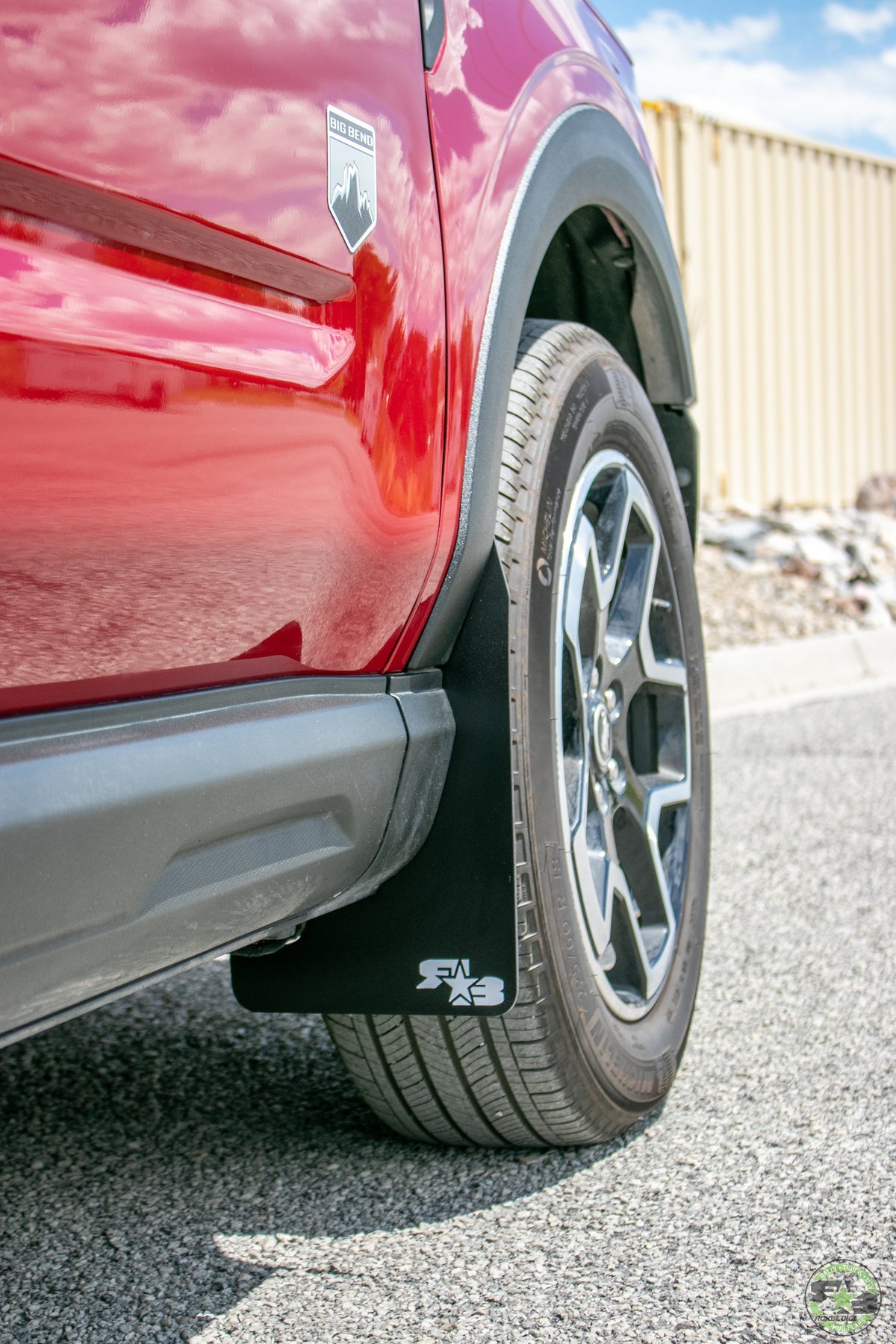 1st Gen Ford Bronco Sport featuring Rokblokz Mud Flaps in Original