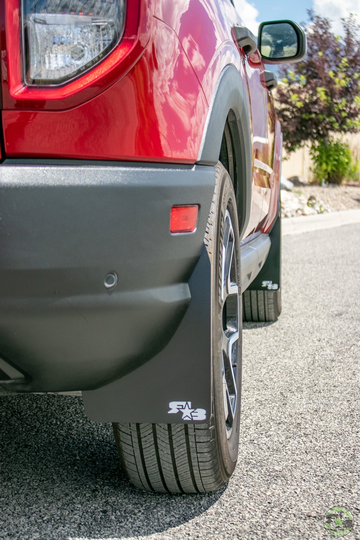 1st Gen Ford Bronco Sport featuring Rokblokz Mud Flaps in Original