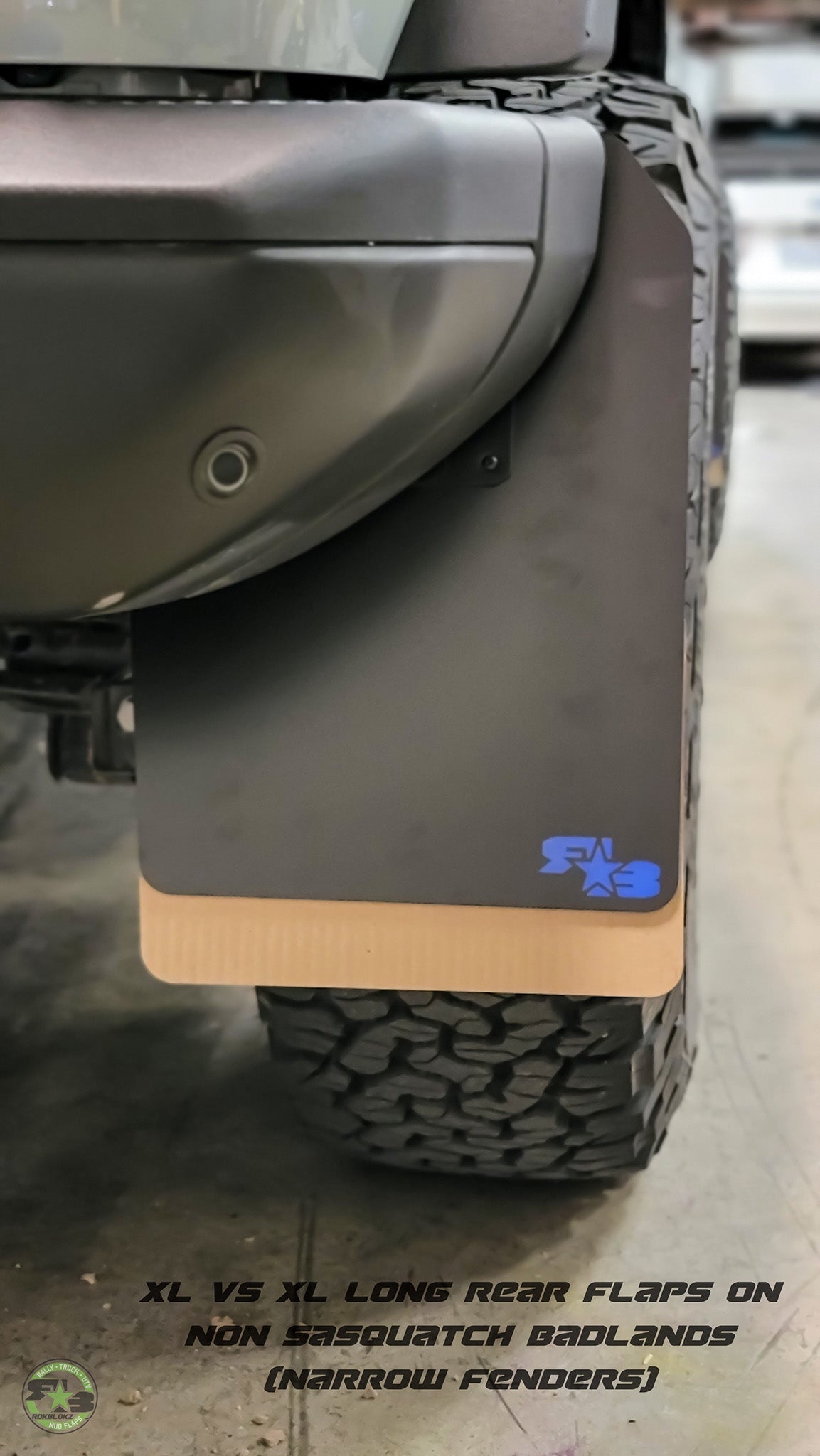 RokBlokz - Ford Bronco 2021+ Quick Release Mud Flaps