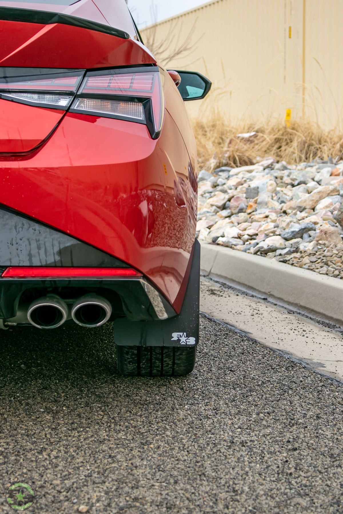 2021 Hyundai Elantra N-Line Featuring Rokblokz Mud Flaps 8