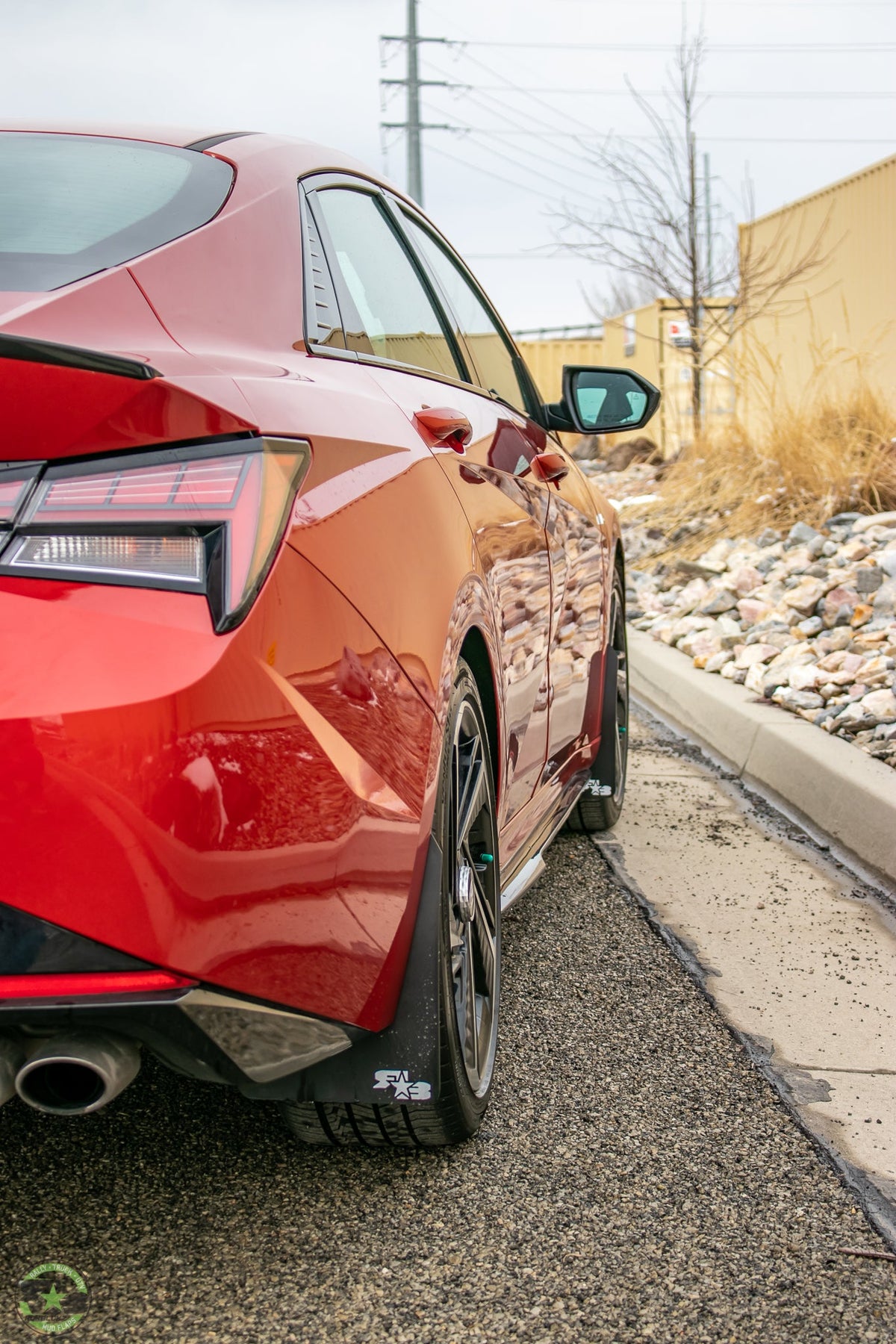 2021 Hyundai Elantra N-Line Featuring Rokblokz Mud Flaps 5