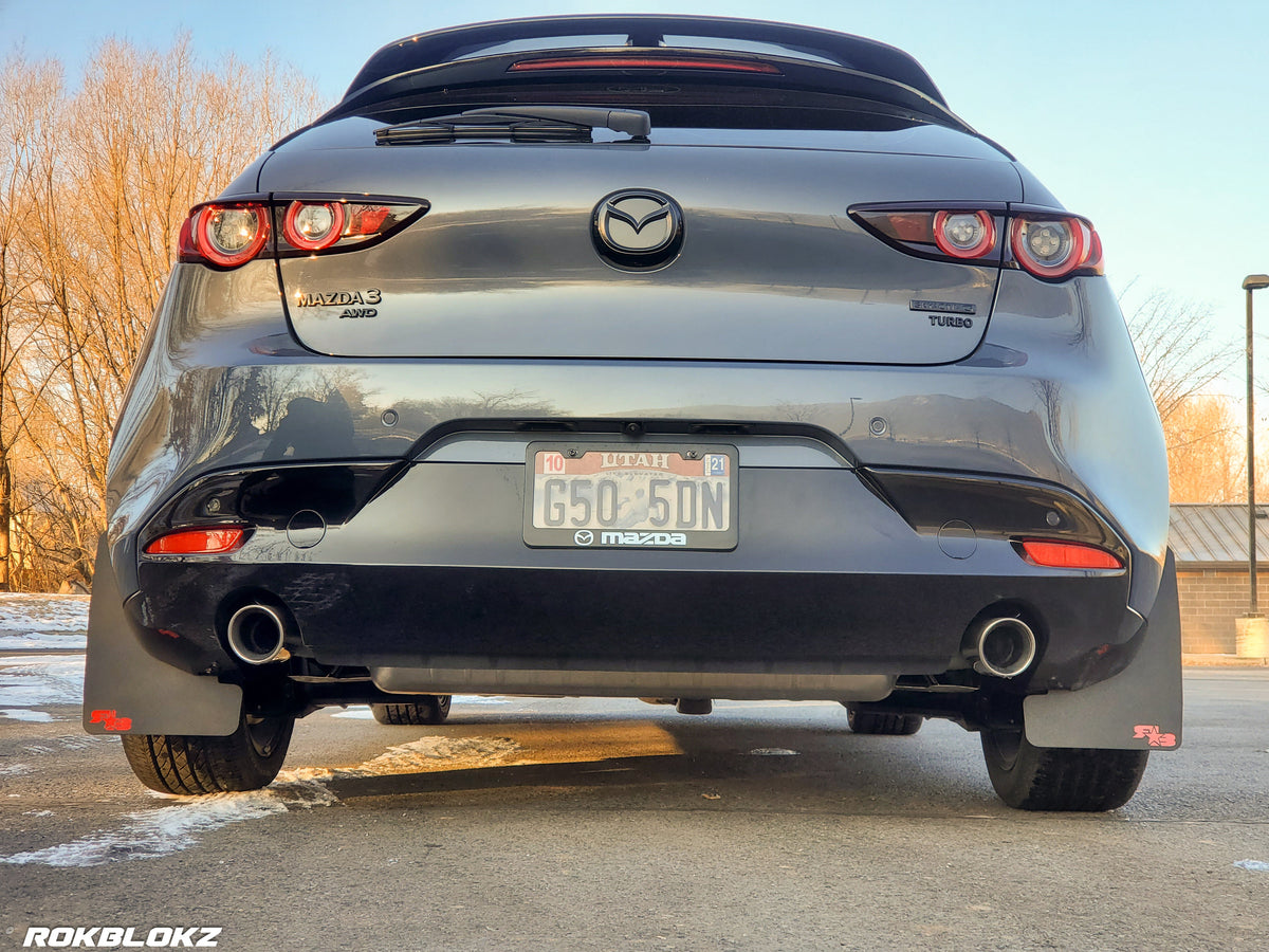 RokBlokz - Mazda 3 Hatchback 2019+ Rally Mud Flaps